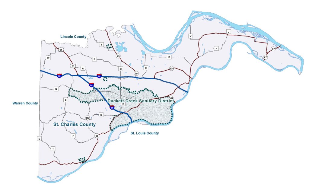Duckett Creek Boundary Map